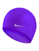 Nike - Childres Silicone Swim Cap - Purple - Product Front Logo