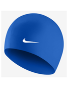 Nike Solid Silicone Adult Swim Cap - Game Royal
