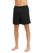 Zoggs - Mens Penrith 17 Inch Swim Shorts - Black - Front Shorts Only 
