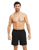 Zoggs - Mens Penrith 17 Inch Swim Shorts - Black - Front Model