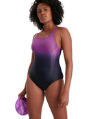 Placement Medalist Swimsuit - Navy/Pink