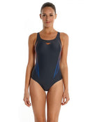 Placement Powerback Swimsuit - Grey/Red