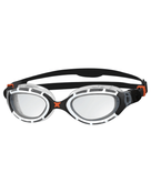 Zoggs Predator Flex 2.0 Swimming Goggles - Black/Orange/Regular Fit