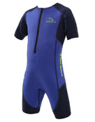 MP Michael Phelps Stingray HP Kids Wetsuit - Front - Royal Blue/Navy