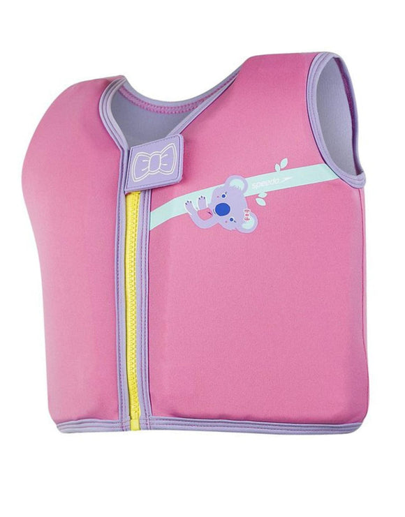 Speedo Sea Squad Vest - Koala/Pink - Front