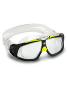 Aqua Sphere - Seal 2.0 Swimming Mask - Black/Green/Clear Lens - Front/Right Side