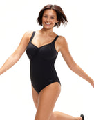 Speedo - Shaping AquaNite Swimsuit - Model Front / Swimsuit Front - Black