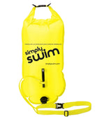 Simply Swim - Swim Safety Buoy and Tow Bag - Fluorescent Yellow - Front