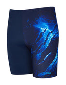 Zoggs Mens Slash Print Mid Swimming Jammer - Product - Navy