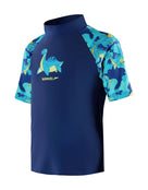 Speedo - Tots Boys Printed Sun Protection Set - Blue - Product Top