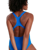 Speedo - Womens Endurance Plus Medalist Swimsuit - Bondi Blue - Back