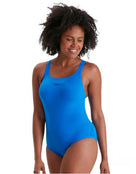 Speedo - Womens Endurance Plus Medalist Swimsuit - Bondi Blue - Front Pose