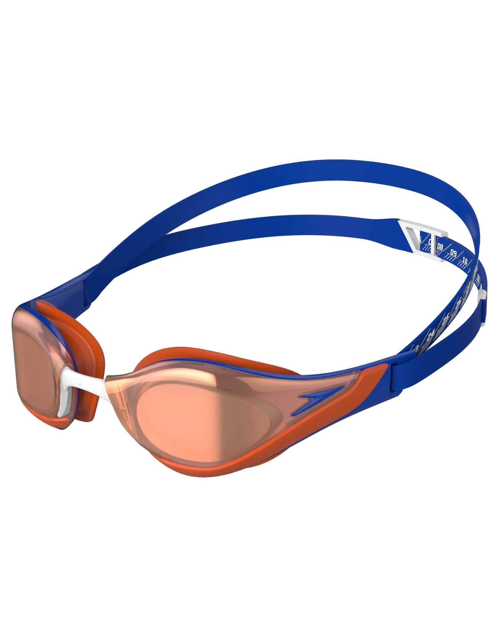 speedo fastskin goggles Speedo Fastskin Pure Focus Mirror Goggle | Blue/Gold | Simply Swim