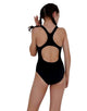 Speedo Girls Endurance Plus Medalist Swimsuit - Black - Front