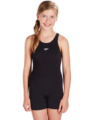 Speedo - Girls Essential Endurance Legsuit - Black - Front