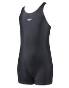 Speedo - Girls Essential Endurance Legsuit - Black - Product Only Front