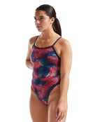 StarHex Durafast Elite Diamondfit Swimsuit - Red/Multi - Other Side