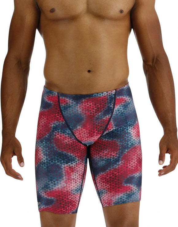 StarHex Durafast Elite Solid Swim Jammer - Red/Multi