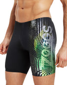 Zoggs Mens Streamer Mid Swimming Jammer - Close Up