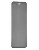 Fitness-Mad Stretch Mat - 10mm/Grey - Unrolled