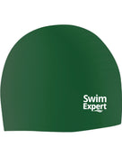 SwimExpert Adult Unisex Silicone Swimming Cap - Green