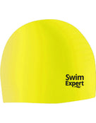 SwimExpert Adult Unisex Silicone Swimming Cap - Yellow