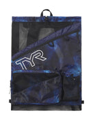TYR - Elite Team 40L Mesh Backpack - Limited Edition - Blue/Teal Green - Product Front