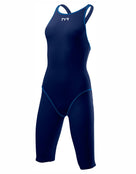 TYR - Womens Thresher Open Back - Navy - Product Only Front