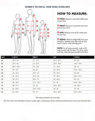 TYR - Womens Racing Size Guide