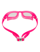 Michael Phelps - Tiburon Kid Swim Goggles - Pink/White/Clear Lens - Back