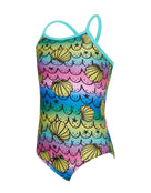 Zoggs - Toddler Girls Mermaids Crossback Swimsuit - Product Only