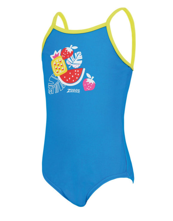 Zoggs Tots Girls Pool Party Classicback Swimsuit - Product Front