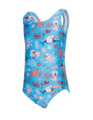 Zoggs - Toddler Girls Sea Disco Scoopback Swimsuit - Product Only