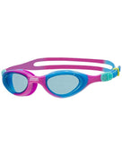 Zoggs - Super Seal Kids Swimming Goggle - Pink/Blue/Tinted Lens - Front 