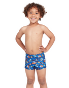 Zoggs Boys Seven Seas Hip Racer - Model Front 