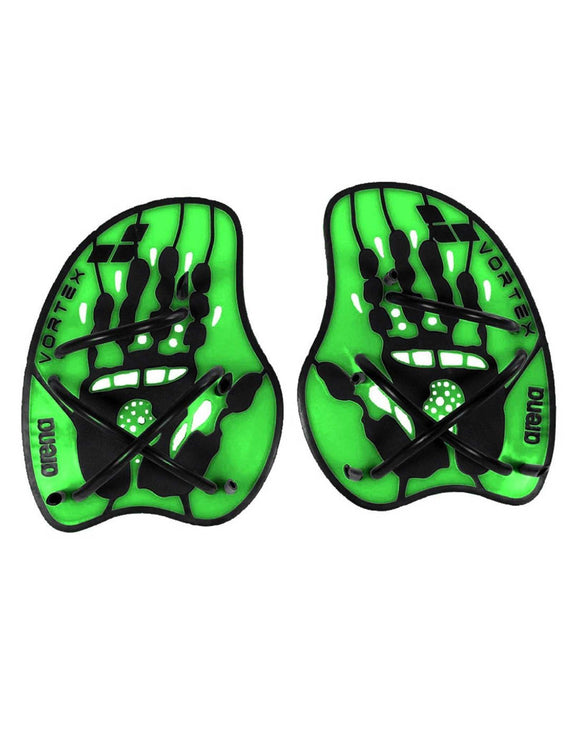 Arena - Hand Paddle Medium - Lime/Black - Product Only Front