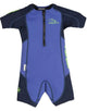 MP Michael Phelps Stingray HP Kids Wetsuit - Front - Royal Blue/Navy