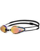Arena - Tracks Mirror Swimming Goggle - White/Red Revo/Black - Product Side/Front