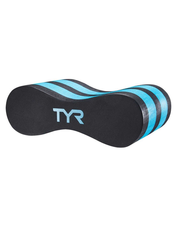 TYR - Junior Classic Pull Buoy - Black/Blue - Product Only Side Logo 