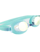 Lane 4 - VX-957 Model - Small-Fit Dual Optical Goggles - Gold/Mint Green - Mirrored Lenses