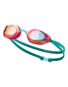 Nike - Vapor Mirrored Swimming Goggle - Green/Pink Mirrored Lenses