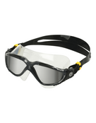 Aqua Sphere Vista Swim Goggle - Dark Grey/Black/Mirrored Lens - Front/Left Side