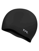 TYR - Wrinkle Free Silicone Swimming Cap - Product Only Black