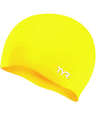 TYR - Wrinkle Free Silicone Swim Cap - Product Only / Yellow