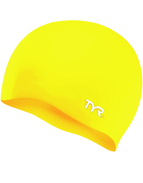 TYR - Wrinkle Free Silicone Swim Cap - Product Only / Yellow