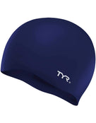 TYR - Wrinkle Free Silicone Swim Cap - Product / Navy