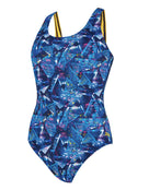 Zoggs - Catalyst Actionback Swimsuit - Navy/Blue - Product Front Design