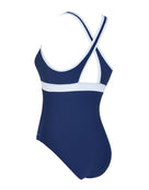 Zoggs - Dakota Crossback Swimsuit - Navy/White - Product Back