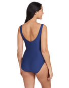 Zoggs - Luxor Front Crossover V Back Swimsuit - Back
