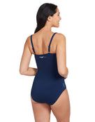 Zoggs - Martinique Ruched Front Swimsuit - Back